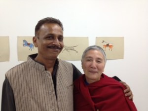 Ajay sharma with Francine Haywood
